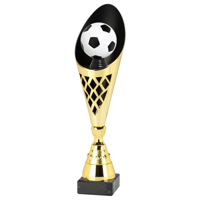Voetbaltrofee met 3D Voetbal 35–39 cm