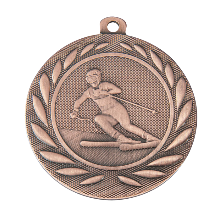 Ski medaille goud, zilver of brons