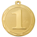 Nummer 1-2-3 medailles