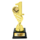 Gouden Nummer 1 Trofee met Graveerplaatje en Sportafbeelding