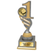 Nummer 1 Trofee Goud-Zilver met Sportafbeelding