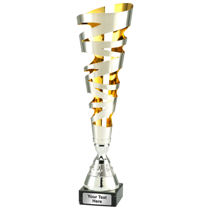 Beker metaal Zilver/Goud