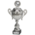 Trofee zilver met oren
