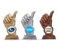 Trofee duim omhoog