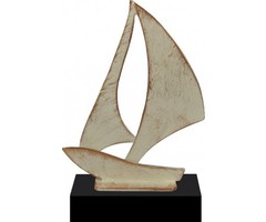 Zeiltrofee metaal 23 t/m 25 cm