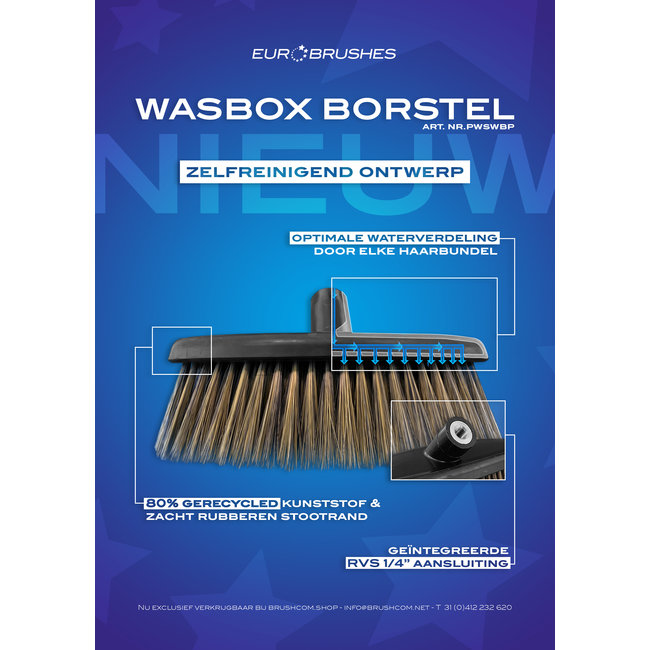 Wasbox borstel Premium