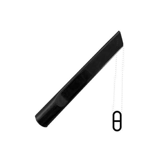 Vacparts Black nozzle 350mm with tip reinforcement