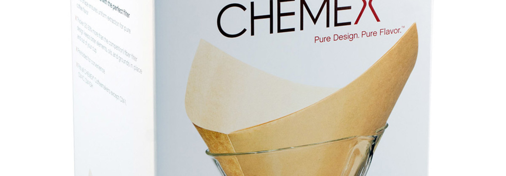 Chemex Filters Natural Squares (6-8 cups)