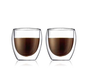 werper Consequent Anoi Set Pavina dubbelwandige glazen, klein, 0,25l - doppio-espresso