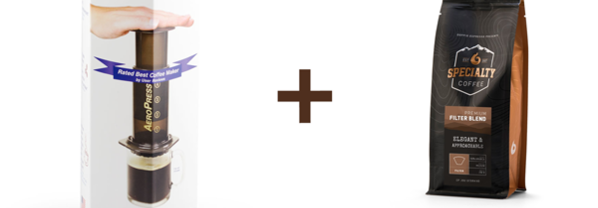 Premium Filter Blend + Aeropress coffeemaker