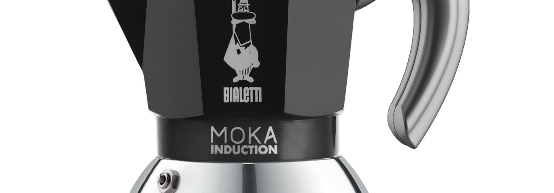 Bialetti Moka Induction black percolator (2 kops)