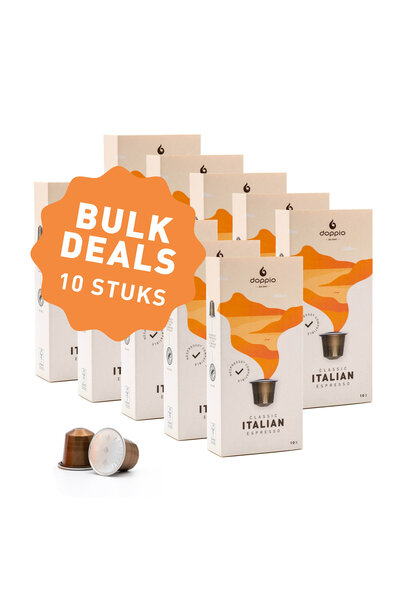 10 x Doppio koffie capsules (100st)
