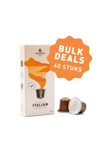 40 x Doppio koffie capsules (400st)
