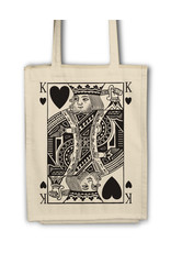 Playing Cards - Black Heart King-Tas