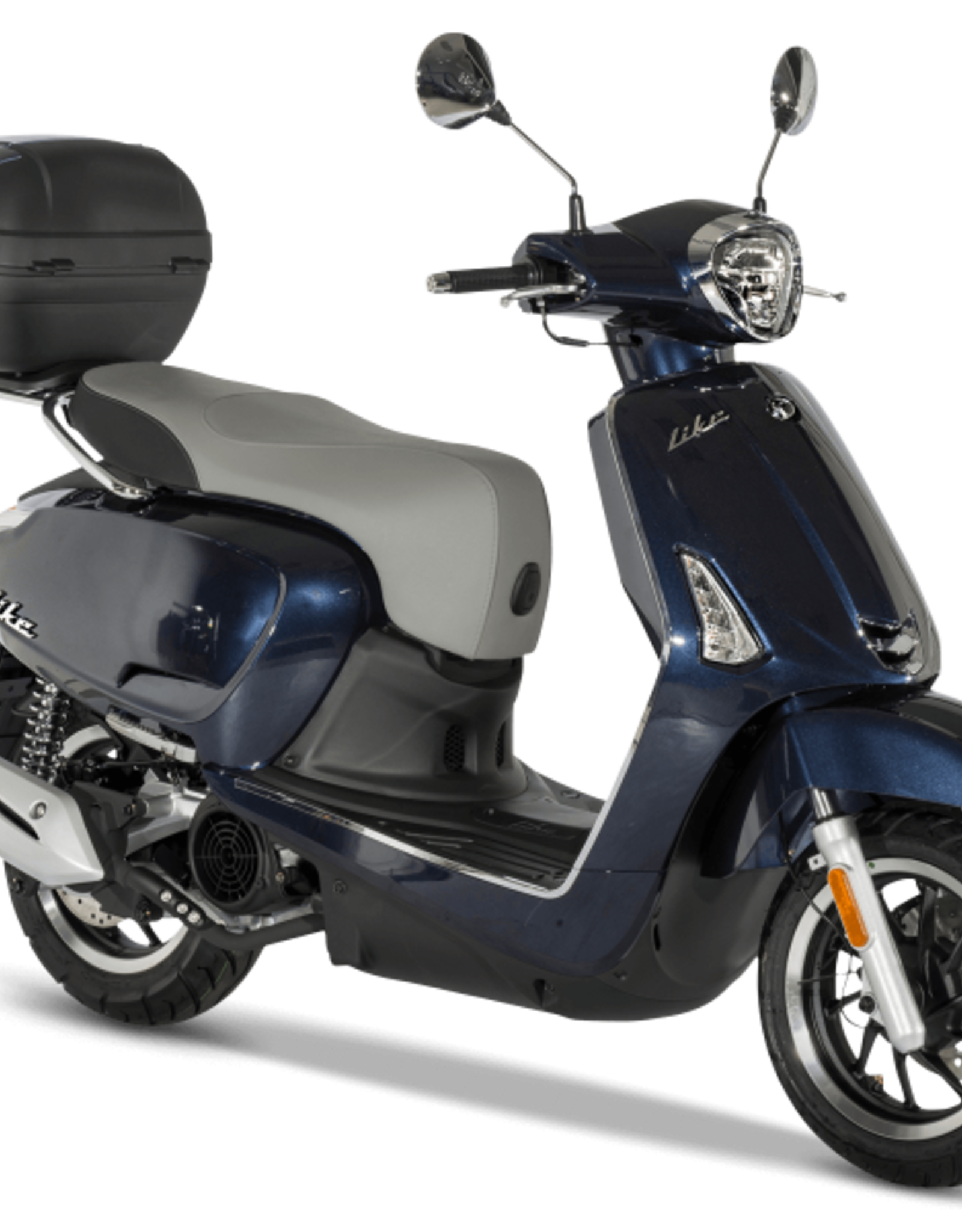 Kymco New Like Deep Ocean Blue | Jos Lock wielers - Ado Scooters