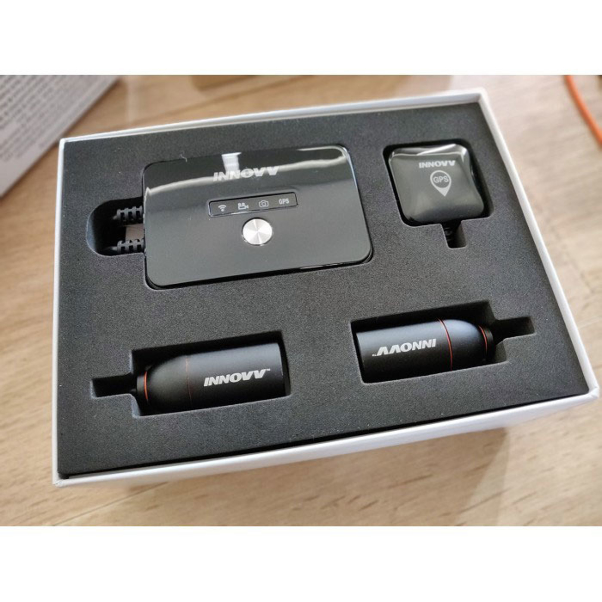 innovv k2 2ch dual wifi gps motor dashcam