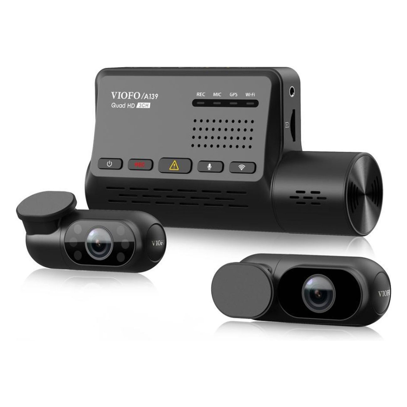 Het beste Spanje Onderhoud Viofo A139 3CH QuadHD Wifi GPS dashcam - Allcam | 10 jaar dashcams