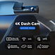 AZDome AZDome M300S 4K 2CH Dual Wifi GPS dashcam AZDome AZDome M300S 4K 2CH Dual Wifi GPS dashcam