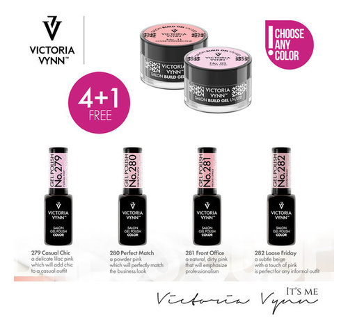 Victoria Vynn  Dress Code Salon Bundel | Bestel alle 4 kleuren + Gratis Builder Gel Cover Blush 15 ml