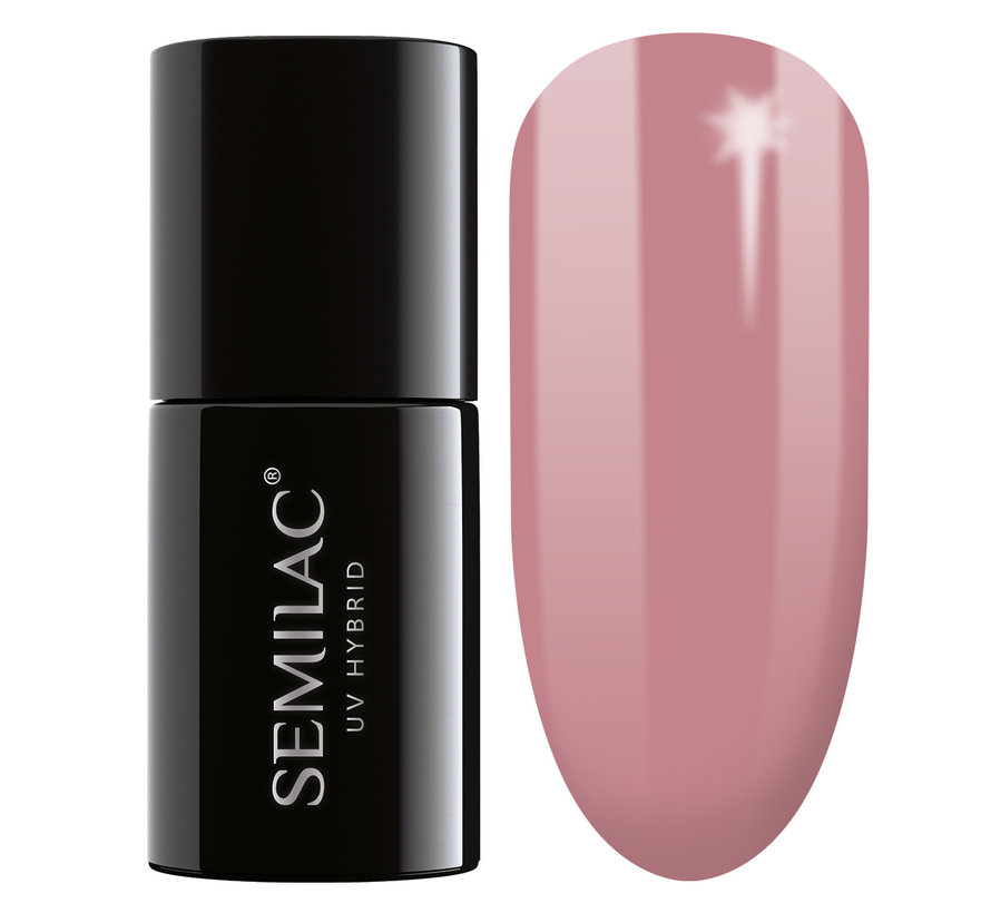 Semilac Gellak | Gelpolish Soak Off | 097 Indian Roses  | 7 ml. | Nude |