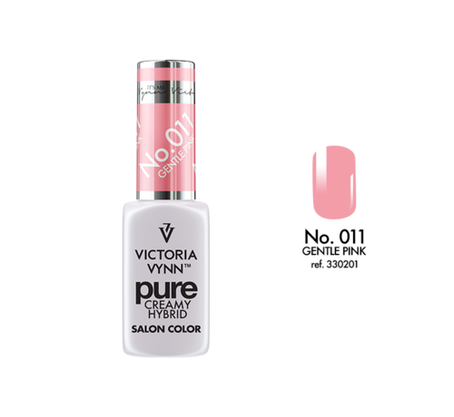 Victoria Vynn  Gellak Victoria Vynn™ Gel Nagellak - Gel Polish - Pure Creamy Hybrid  - 8 ml - Gentle Pink  - 011 - Rose