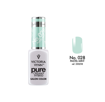 Victoria Vynn  Gellak Victoria Vynn™ Gel Nagellak - Gel Polish - Pure Creamy Hybrid  - 8 ml - Pastel Mint  - 028 - Groen