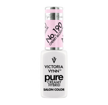 Victoria Vynn  Gellak Victoria Vynn | Pastel Roze Glitter | 190 | Gel Nagellak | Pure Creamy Hybrid | 8 ml | Cherry Blossom