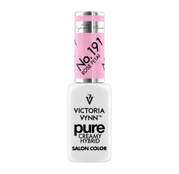 Victoria Vynn  Gellak Victoria Vynn | Pastel Roze Glitter | 191 | Gel Nagellak | Pure Creamy Hybrid | 8 ml | Rose Petal