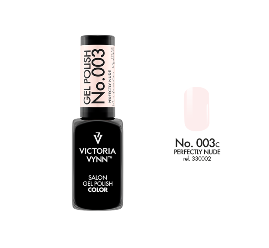 Gellak Victoria Vynn™ Gel Nagellak - Salon Gel Polish Color 003 - 8 ml. -  Perfectly Nude - Goedkope Nagelgroothandel - IMPREZZ BV