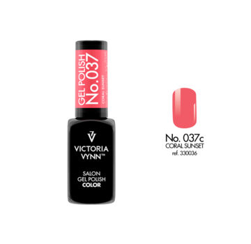 Victoria Vynn  Gellak Victoria Vynn™ Gel Nagellak - Salon Gel Polish Color 037 - 8 ml. - Coral Sunset
