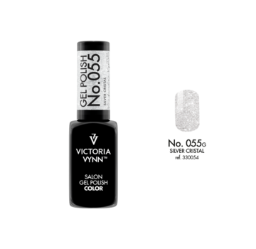 Victoria Vynn  Gellak Victoria Vynn™ Gel Nagellak - Salon Gel Polish Color 055 - 8 ml. - Silver Cristal