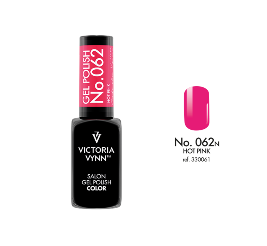 Gellak Victoria Vynn™ Gel Nagellak - Salon Gel Polish Color 062 - 8 ml. - Hot Pink