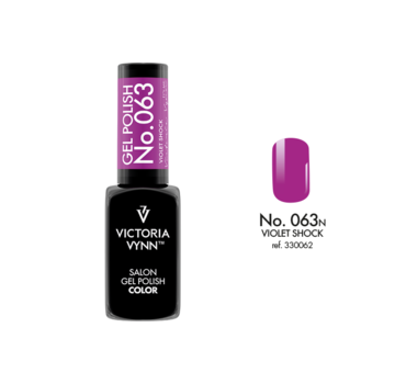 Victoria Vynn  Gellak Victoria Vynn™ Gel Nagellak - Salon Gel Polish Color 063 - 8 ml. - Violet Shock