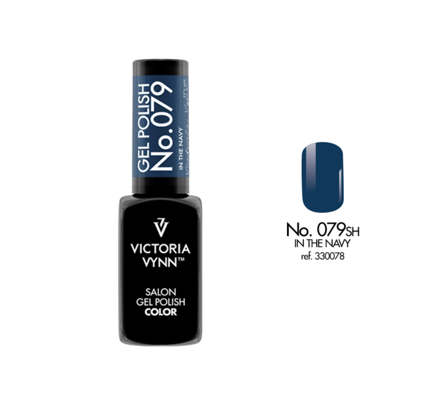 Gellak Victoria Vynn™ Gel Nagellak - Salon Gel Polish Color 079 - 8 ml. - In The Navy