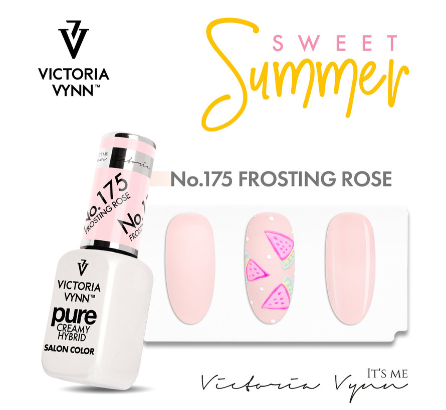 Victoria Vyn Gellak | Gel Nagellak | Pure Sweet Summer Collectie | 175 Frosting Rose | 8 ml. | Roze