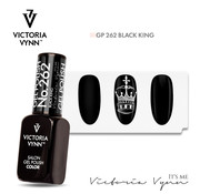 Victoria Vynn  Gellak Victoria Vynn Salon Collectie- 262 Black King - 8 ml. - Diep Zwart - extra dekkend