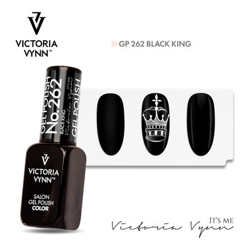 Victoria Vynn  Victoria Vyn Gellak - Gel Nagellak - Salon Gel Polish Color - 262 Black King - 8 ml. - Diep Zwart - extra dekkend