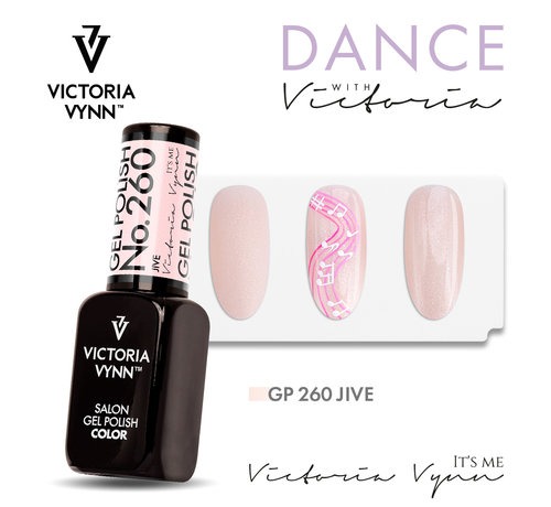 Victoria Vynn  Gellak Victoria Vynn Salon Collectie- Dance Collectie - 260 Jive - 8 ml. - Nude Shimmer