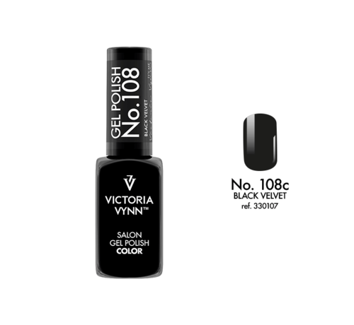 Victoria Vynn  Gellak Victoria Vynn Salon Collectie 108 - 8 ml. - Black Velvet