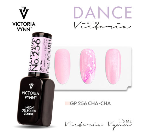 Victoria Vynn  Gellak Victoria Vynn Salon Collectie- Dance Collectie - 256 Cha-cha - 8 ml. - Roze Shimmer