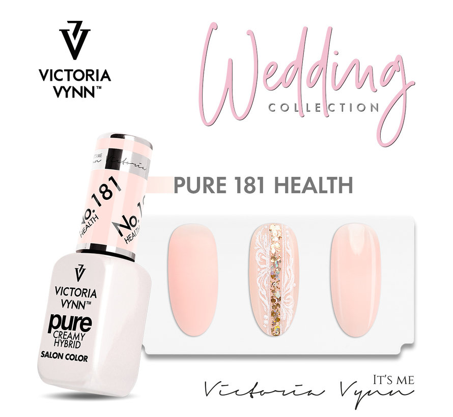 Victoria Vyn Gellak - Gel Nagellak - Pure Wedding Collectie - 181 Health - 8 ml. - Roze