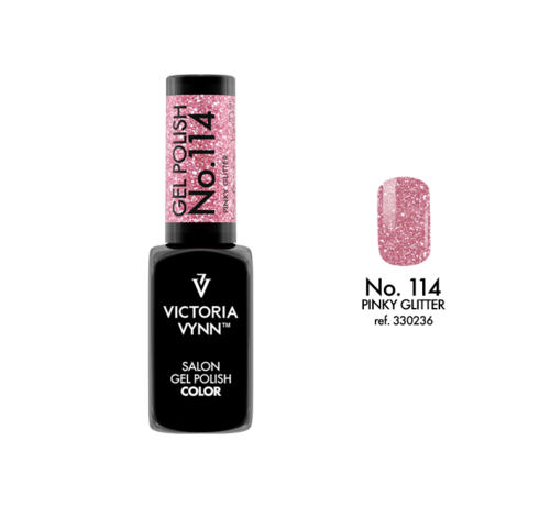 Victoria Vynn Gellak Victoria Vynn Salon Collectie 114 - 8 ml. - Pinky Glitter