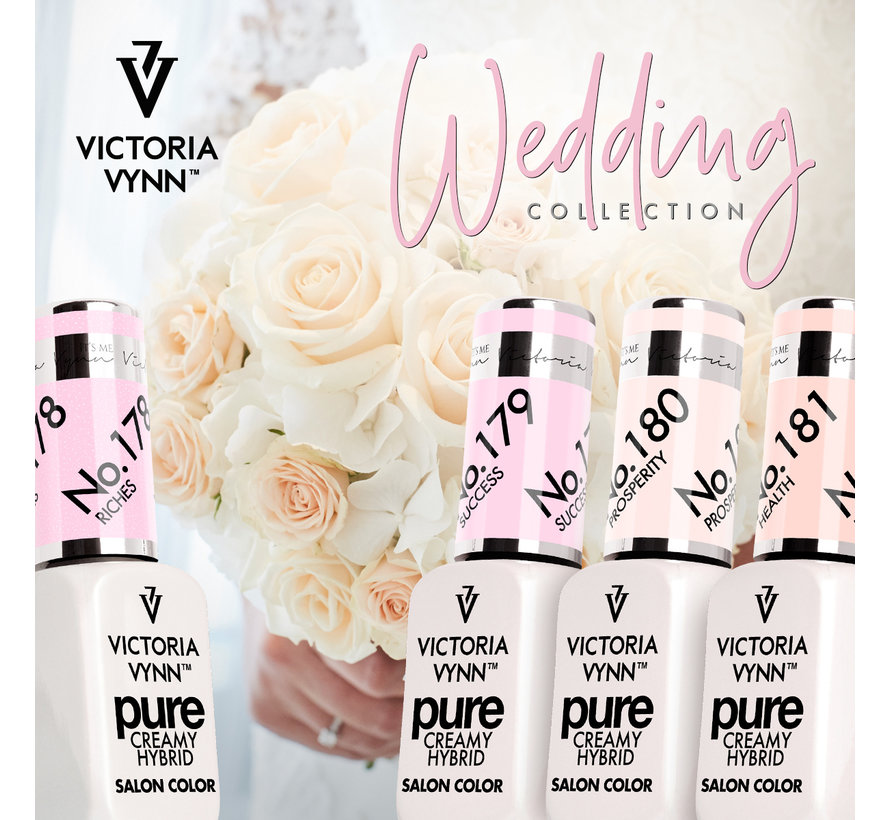 Victoria Vyn Gellak - Gel Nagellak - Pure Wedding Collectie - 180 Prosperity - 8 ml. - Roze