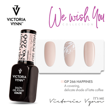 Victoria Vynn  Victoria Vynn Gellak - Gel Nagellak - Salon Gel Polish Color - 266 Happines  - 8 ml. - Nude