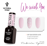 Victoria Vynn  Victoria Vyn Gellak - Gel Nagellak - Salon Gel Polish Color - 264 Good Luck - 8 ml. - Lichtroze - Semi-transparant - Ideaal voor french manicure