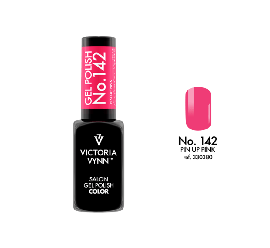 Gellak Victoria Vynn™ Gel Nagellak - Salon Gel Polish Color 142 - 8 ml. - Pin Up Pink
