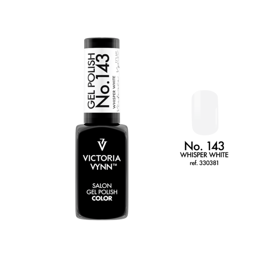 Gellak Victoria Vynn™ Gel Nagellak - Salon Gel Polish Color 143 - 8 ml. - Whisper White