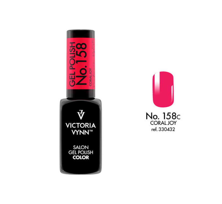 Gellak Victoria Vynn™ Gel Nagellak - Salon Gel Polish Color 158 - 8 ml. - Coral Joy