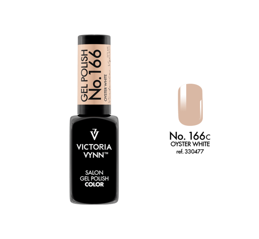 Gellak Victoria Vynn™ Gel Nagellak - Salon Gel Polish Color 166 - 8 ml. - Oyster White