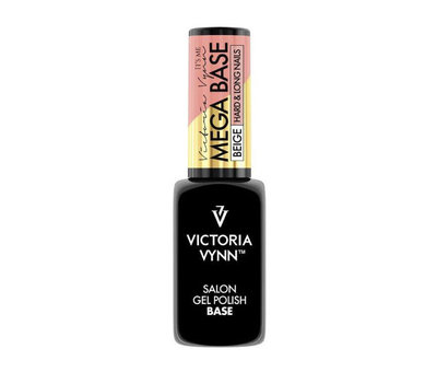 Victoria Vynn  Rubber Base - Victoria Vynn™ Gel Polish Mega Base - Hard & Long Nails - BEIGE 8 ml. - builder gel in een flesje - Nude van kleur